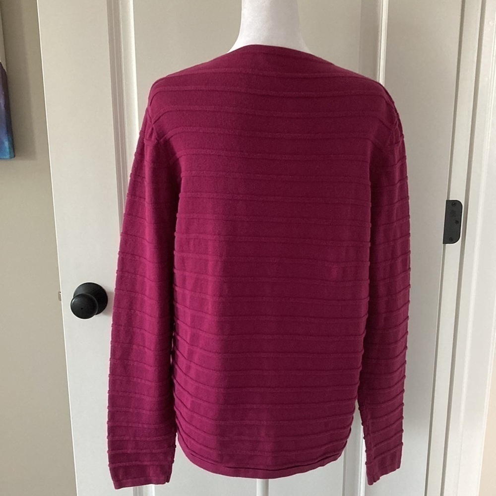 Ann Taylor Factory XL sweater zip up purple - Picture 8 of 11